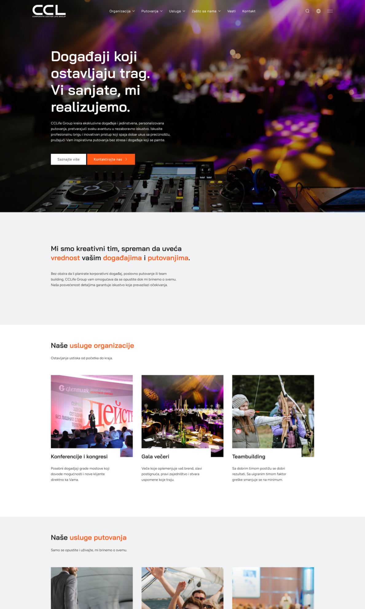 CCLife Group website preview